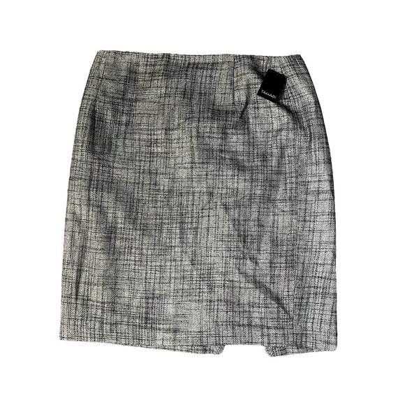 Tahari Black Dani Pencil Skirt Zip Closure Womens Size 10 - Picture 1 of 9